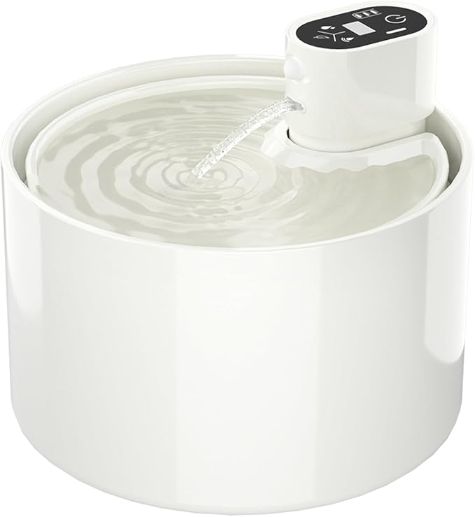 Smart Cat Water Fountain – 2.0L Automatic Pet Dispenser with Digital Display, Touch Control, and Quiet Circulation System