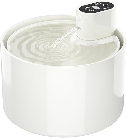 Smart Cat Water Fountain – 2.0L Automatic Pet Dispenser with Digital Display, Touch Control, and Quiet Circulation System