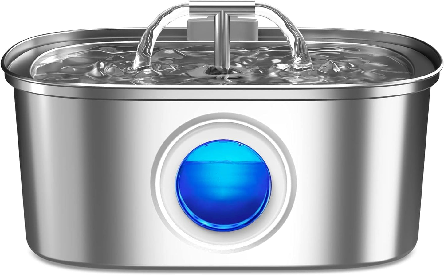 3.2L Large Capacity Cat Water Fountain – Ultra-Quiet Pump, Transparent Tank with Multi-Layer Filtration